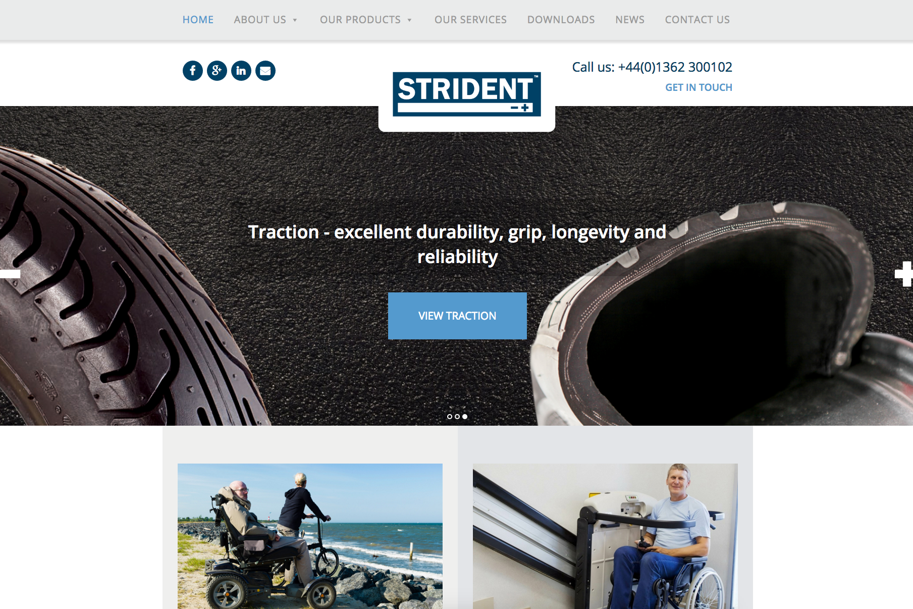 Strident Homepage September 2016
